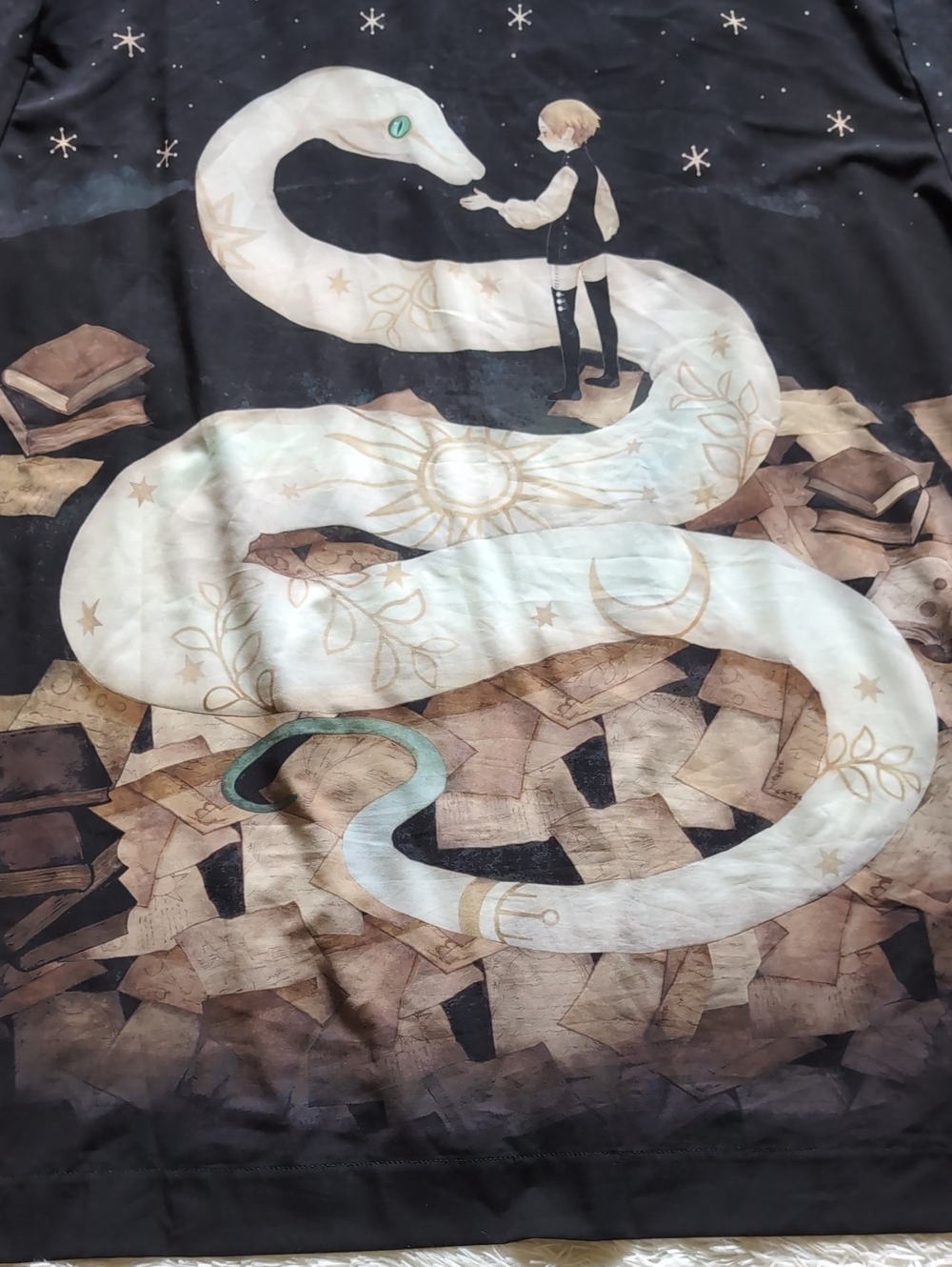 🔴SALE! Blackmilk The Snake and The Boy Kimono Style Flowy Witchy Gothic Robe - Picture 13 of 16